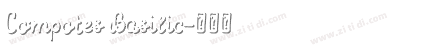 Compotes Basilic字体转换